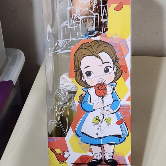 Disney Beauty and the Beast Belle 16" Animator's Play Doll with Lamb Toy NEW - Picture 10 of 16